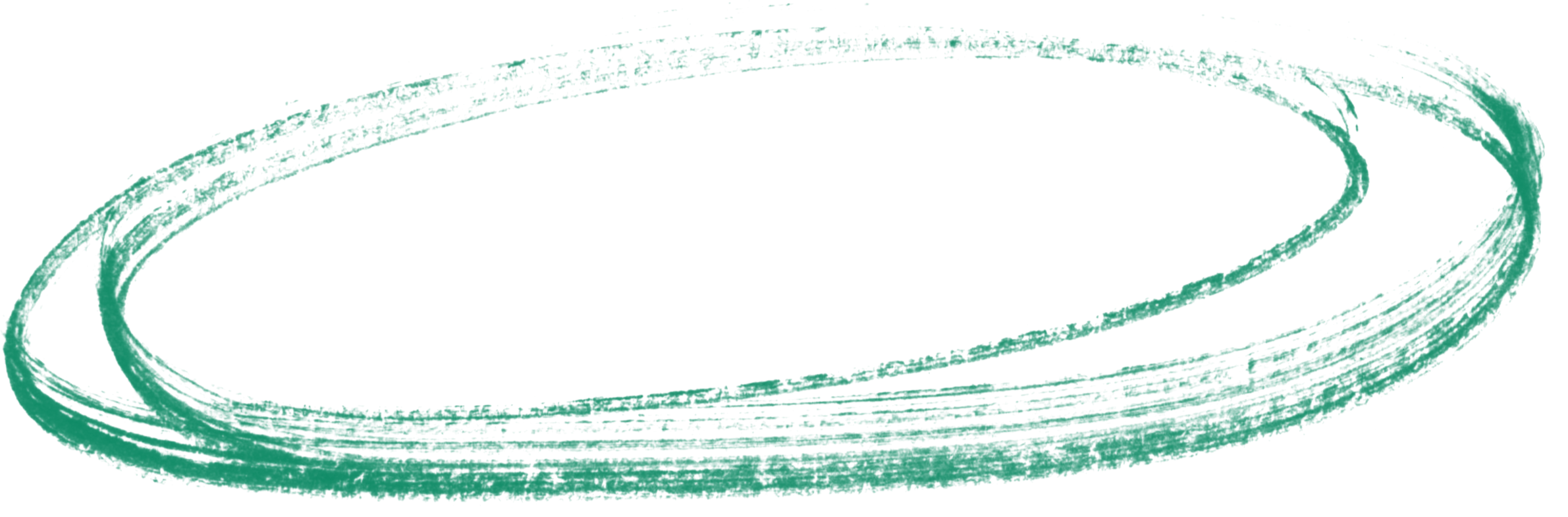 Decorative brush stroke